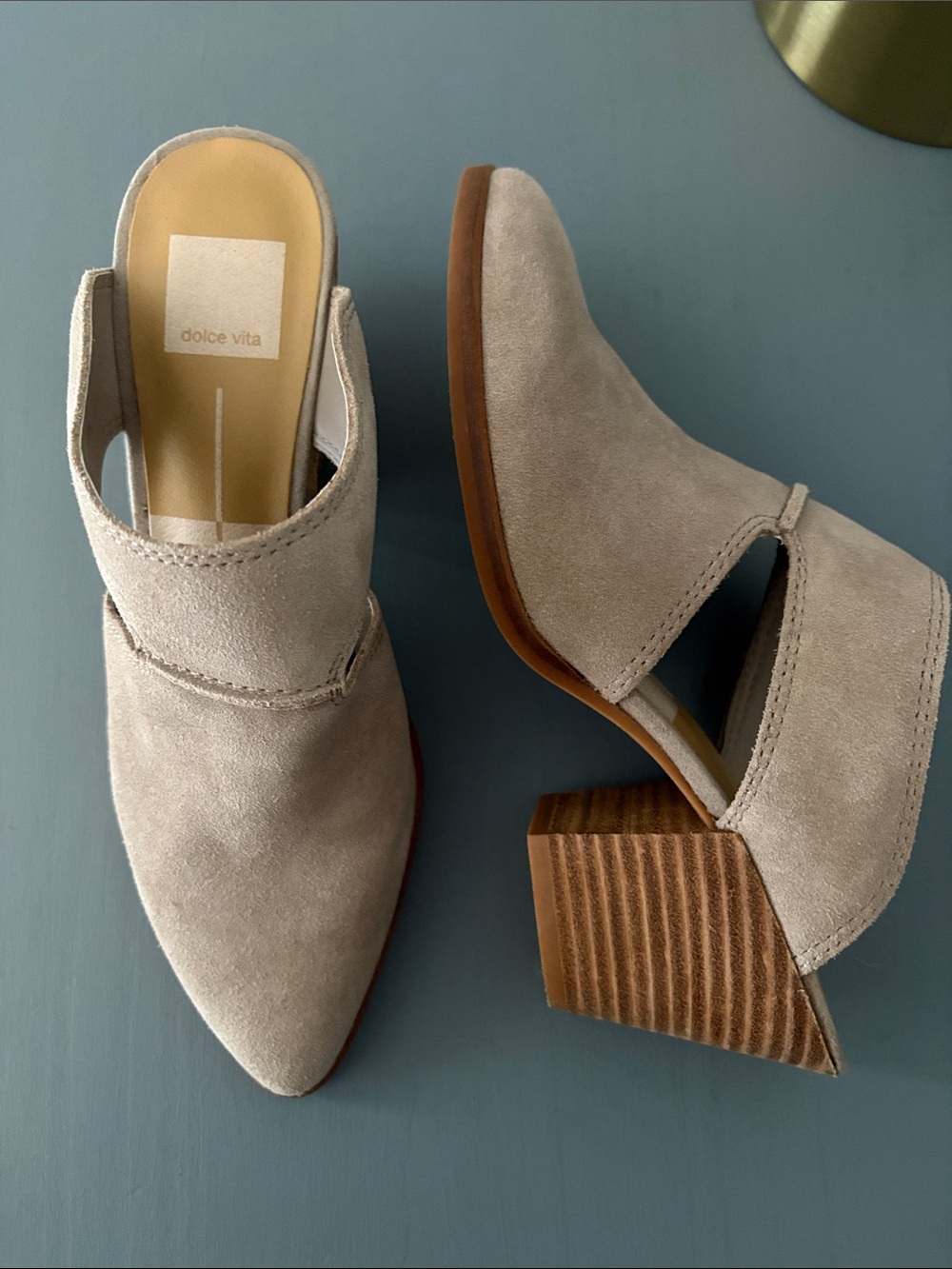 Dolce Vita Rogin Suede Heeled Mule